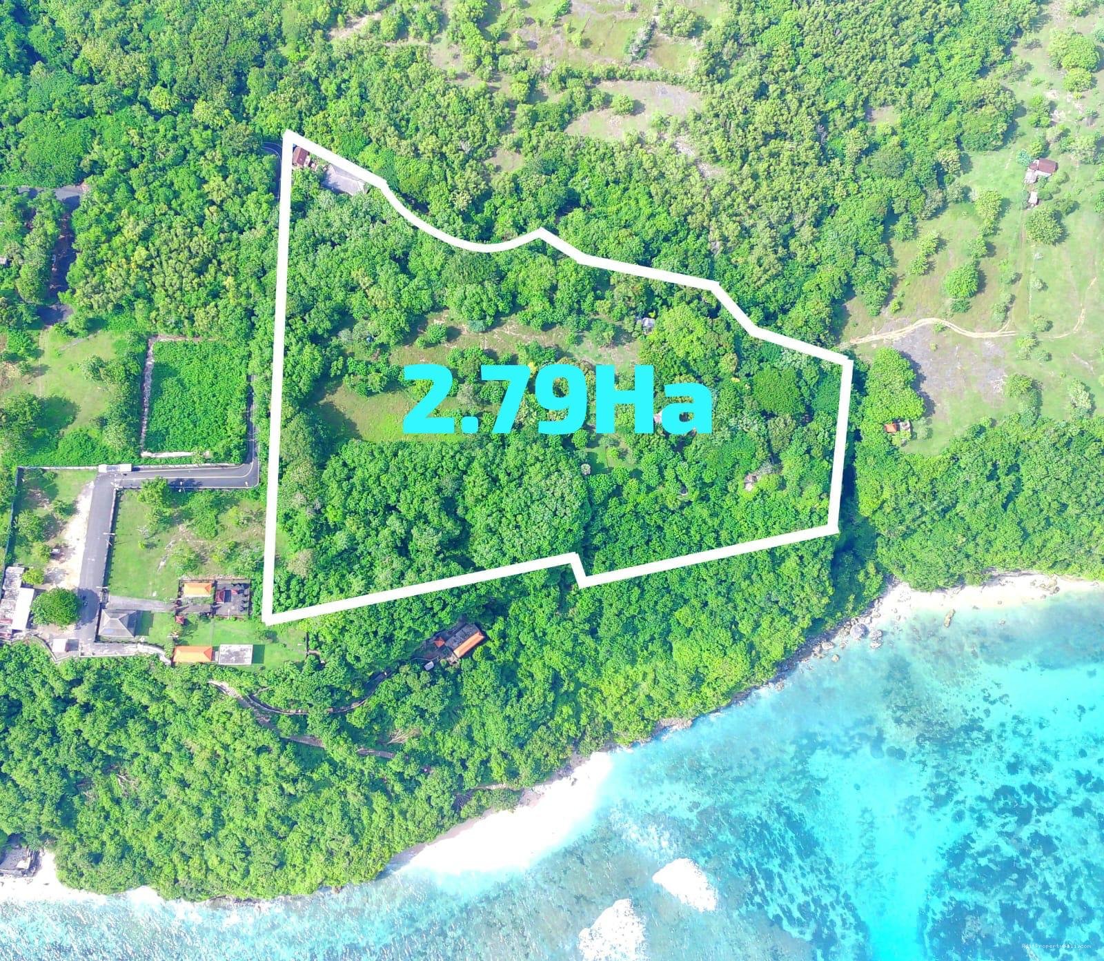 Tanah tebing pantai green bowl jimbaran