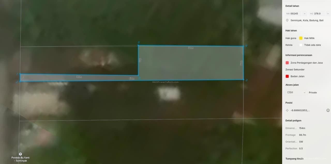 Tanah sunset road kuta