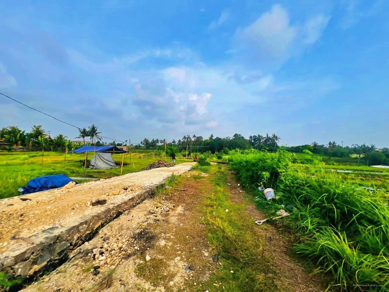 Tanah View Sawah Pantai Nyanyi Kediri Tabanan