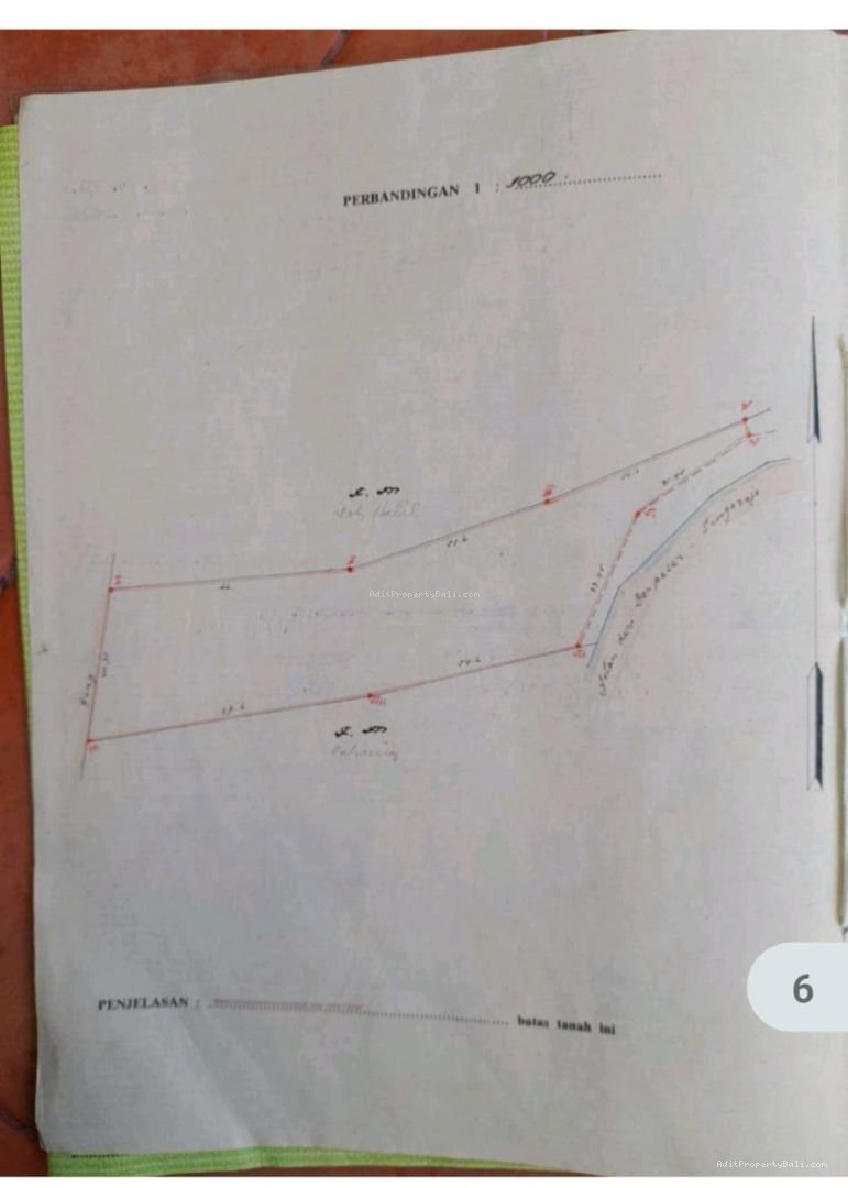 Tanah full view danau beratan bedugul