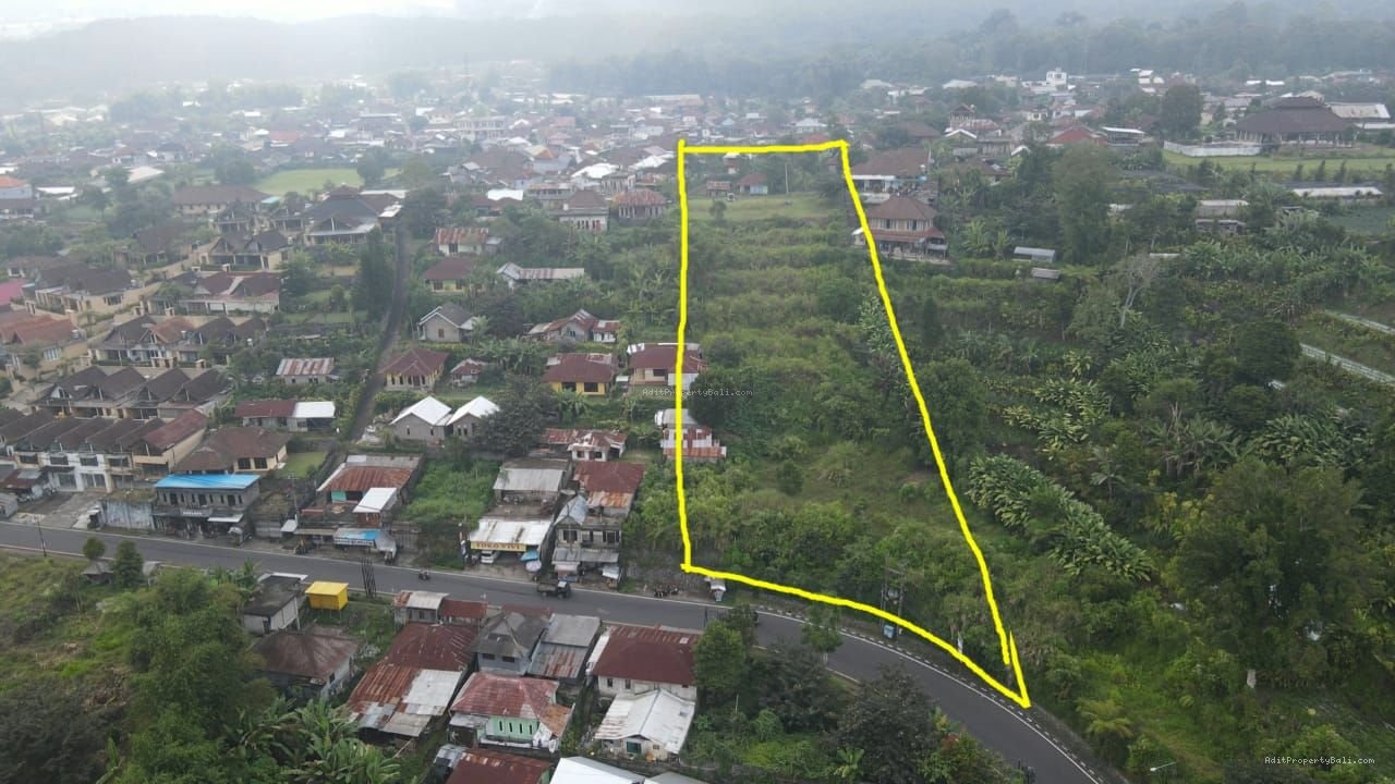 Tanah full view danau beratan bedugul