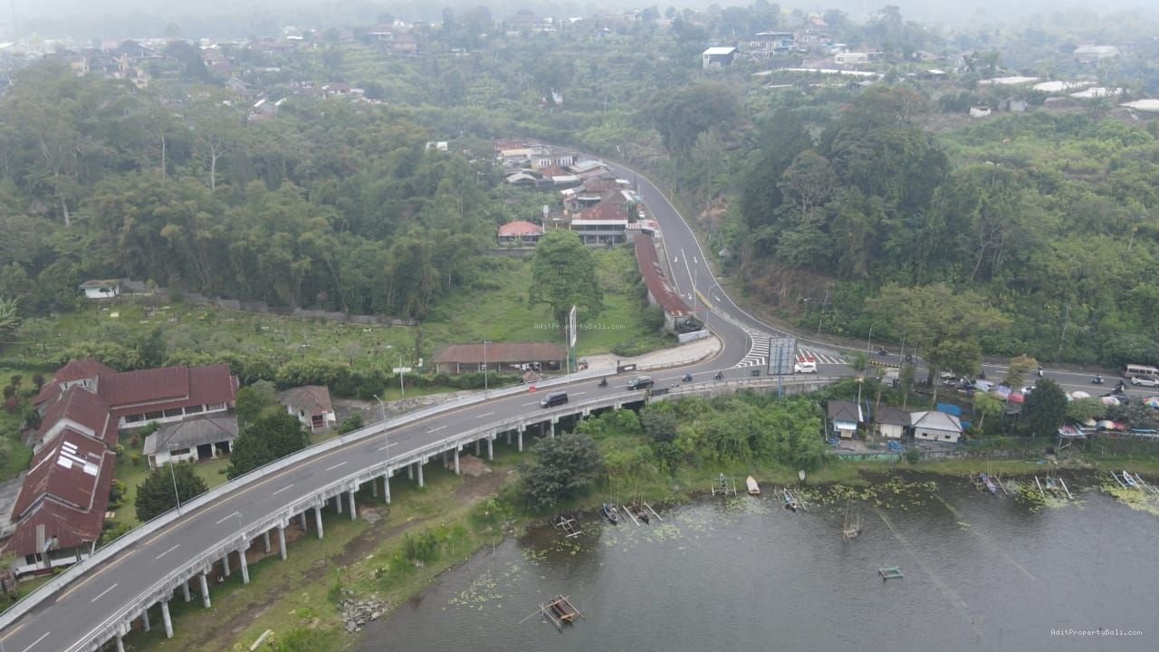 Tanah full view danau beratan bedugul