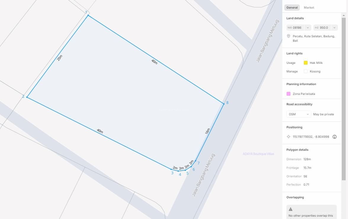 Tanah Ocean View Pantai Bingin Pecatu Badung