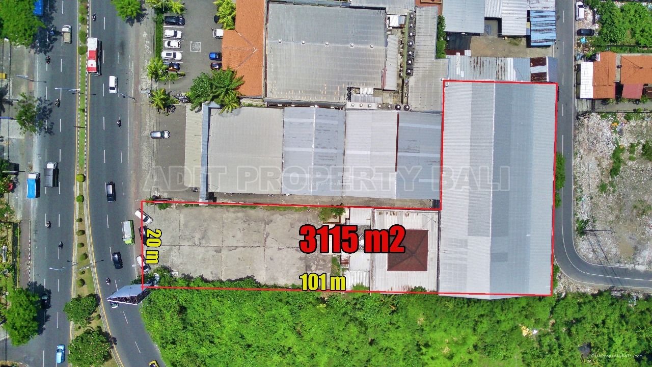 Tanah strategis sunset road kuta bali