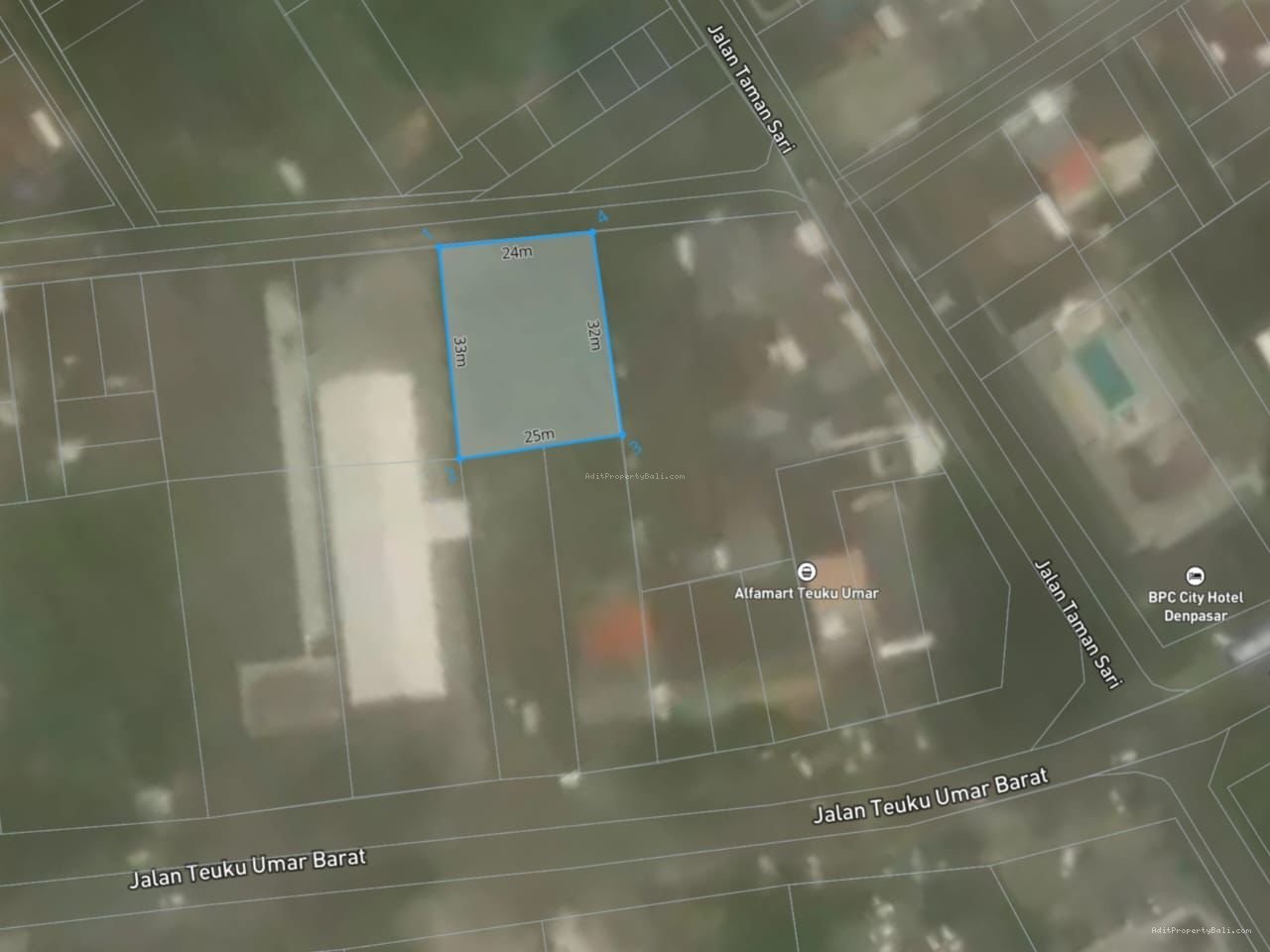 Tanah taman sari kerobokan bali