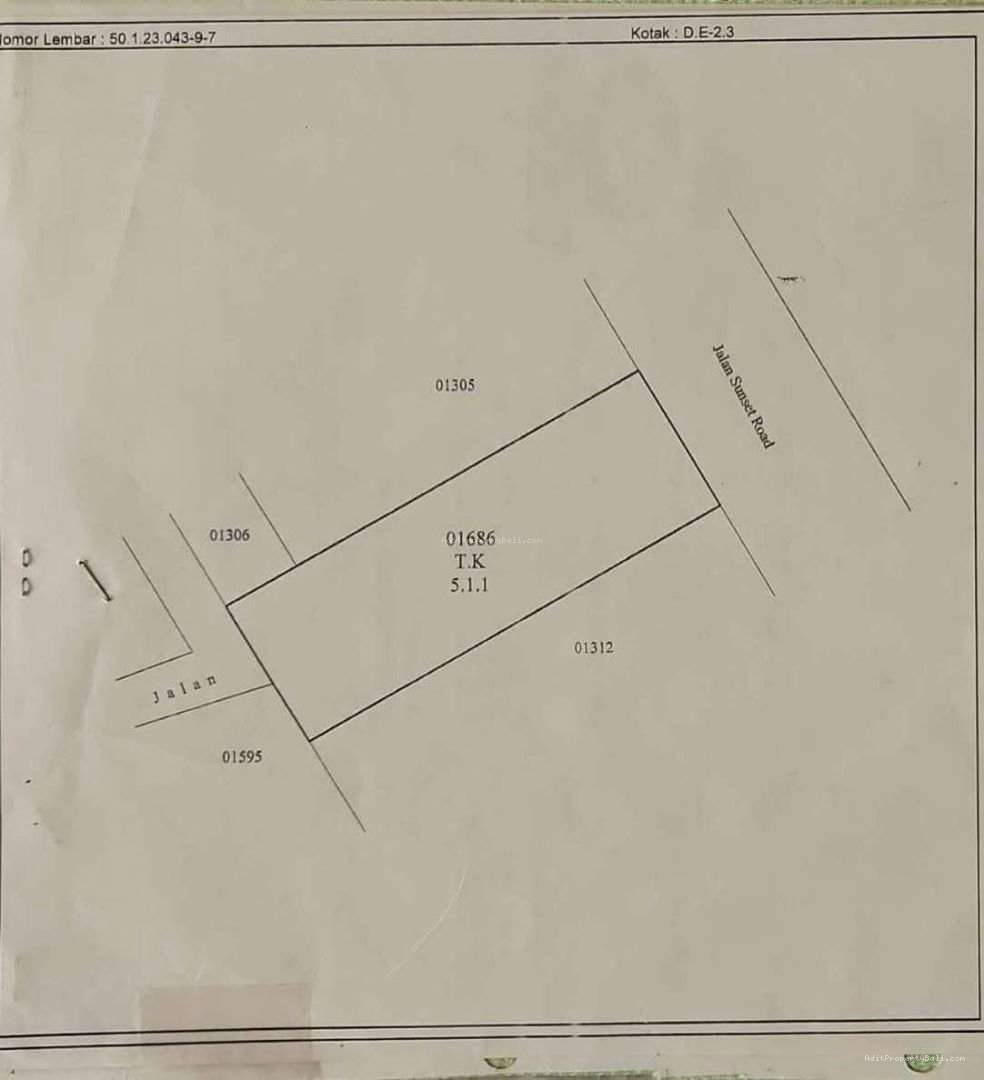 Tanah strategis sunset road kuta