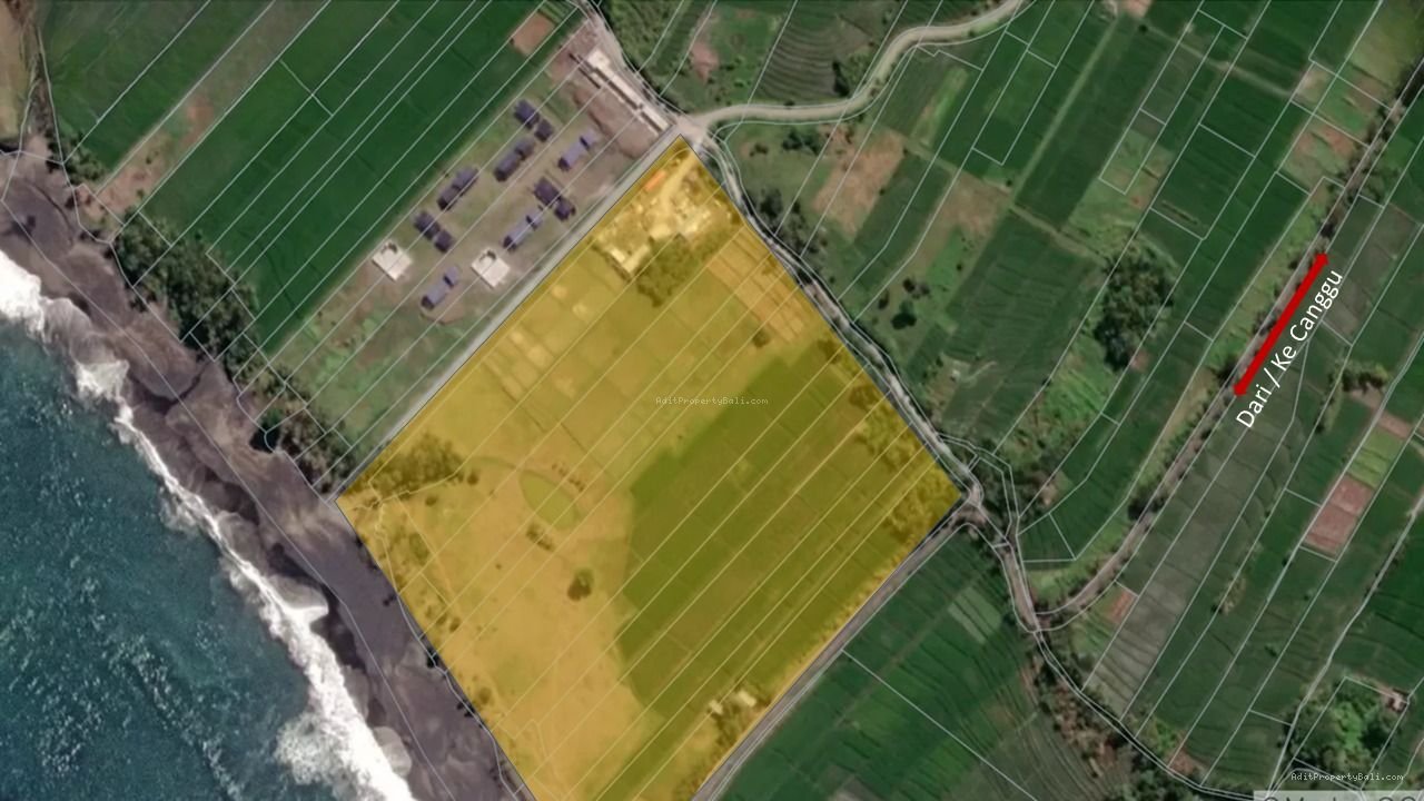 Tanah beach front Pantai kedungu tabanan