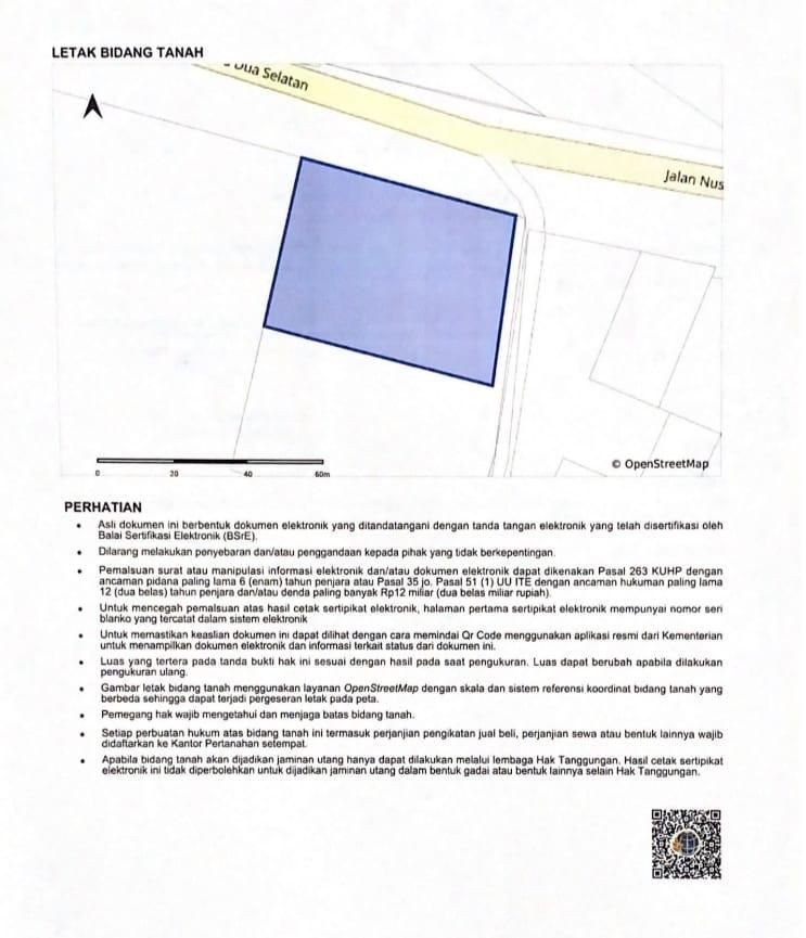 Tanah Ocean View Raya Nusa Dua Selatan Badung