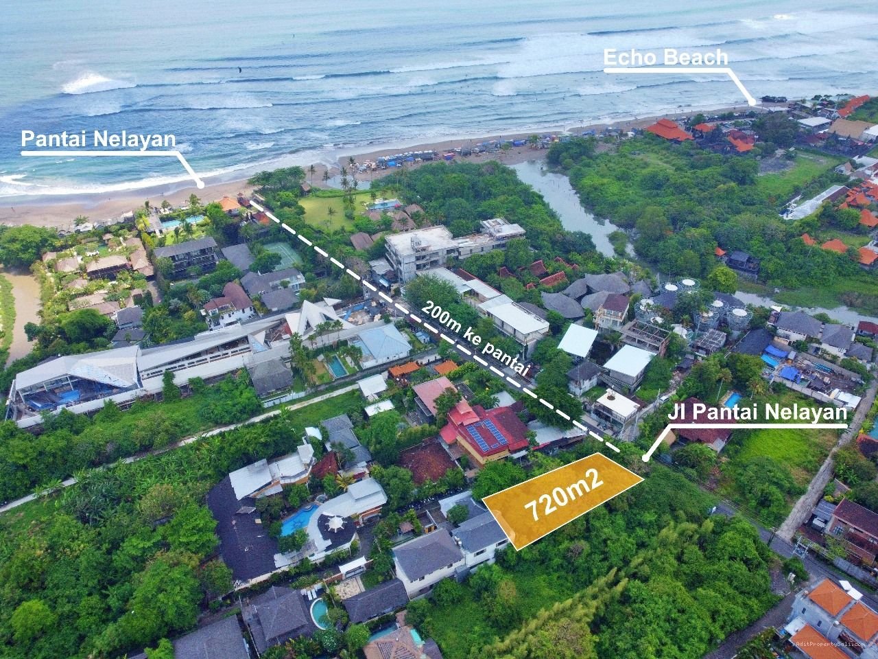 Tanah pantai nelayan canggu