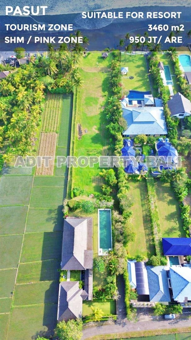 Tanah Beach Front Pantai Pasut Tabanan Bali