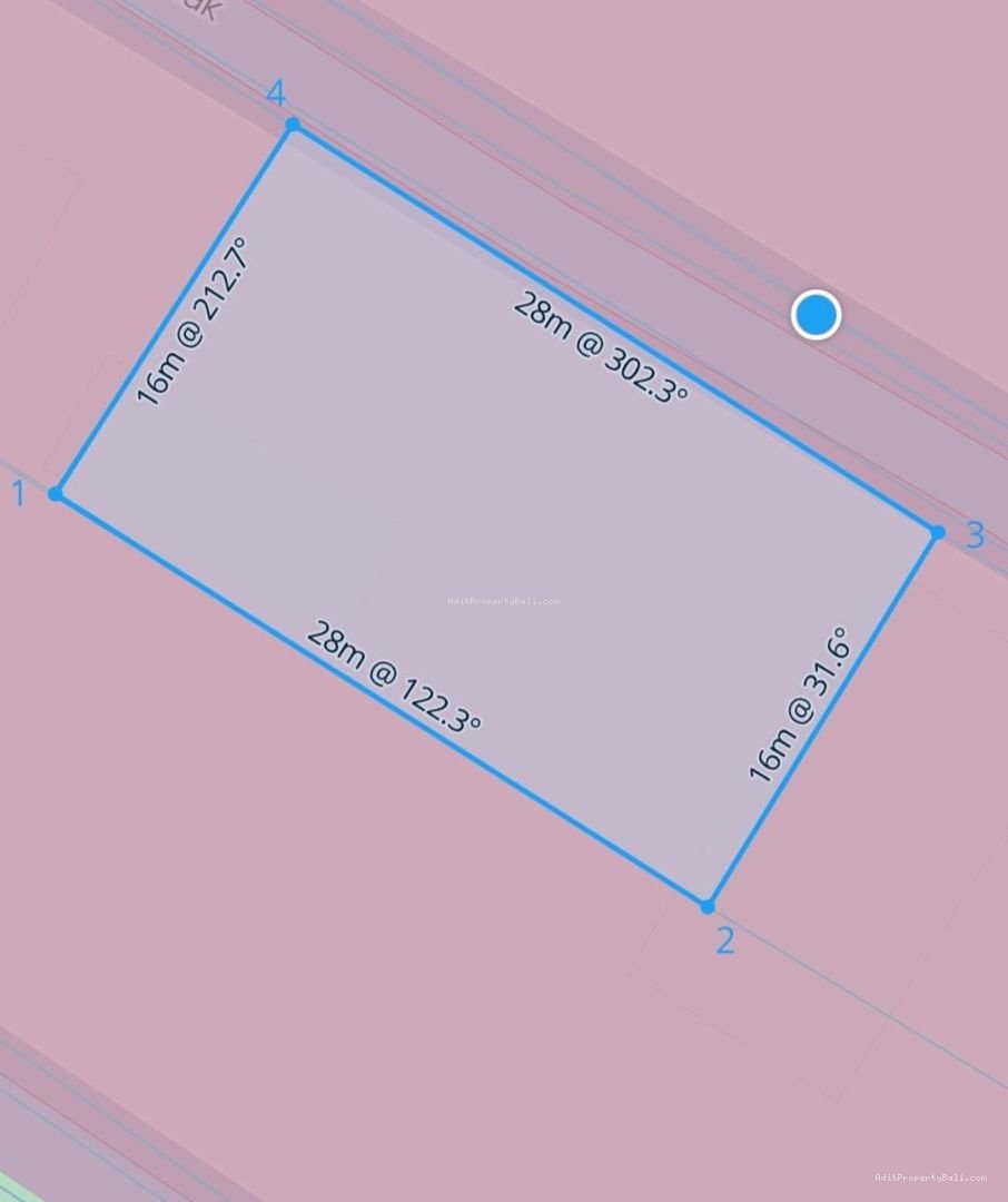 Tanah Pantai Batubolong Canggu Badung Bali