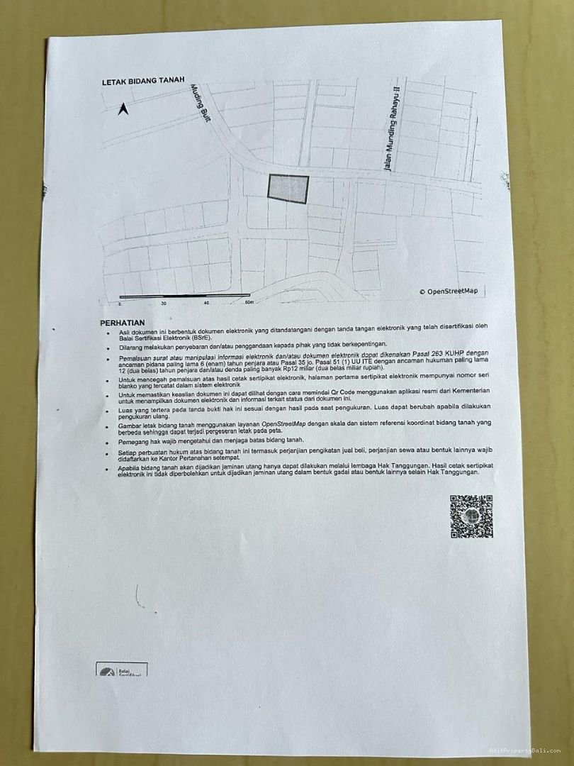 Tanah Muding Kerobokan Badung