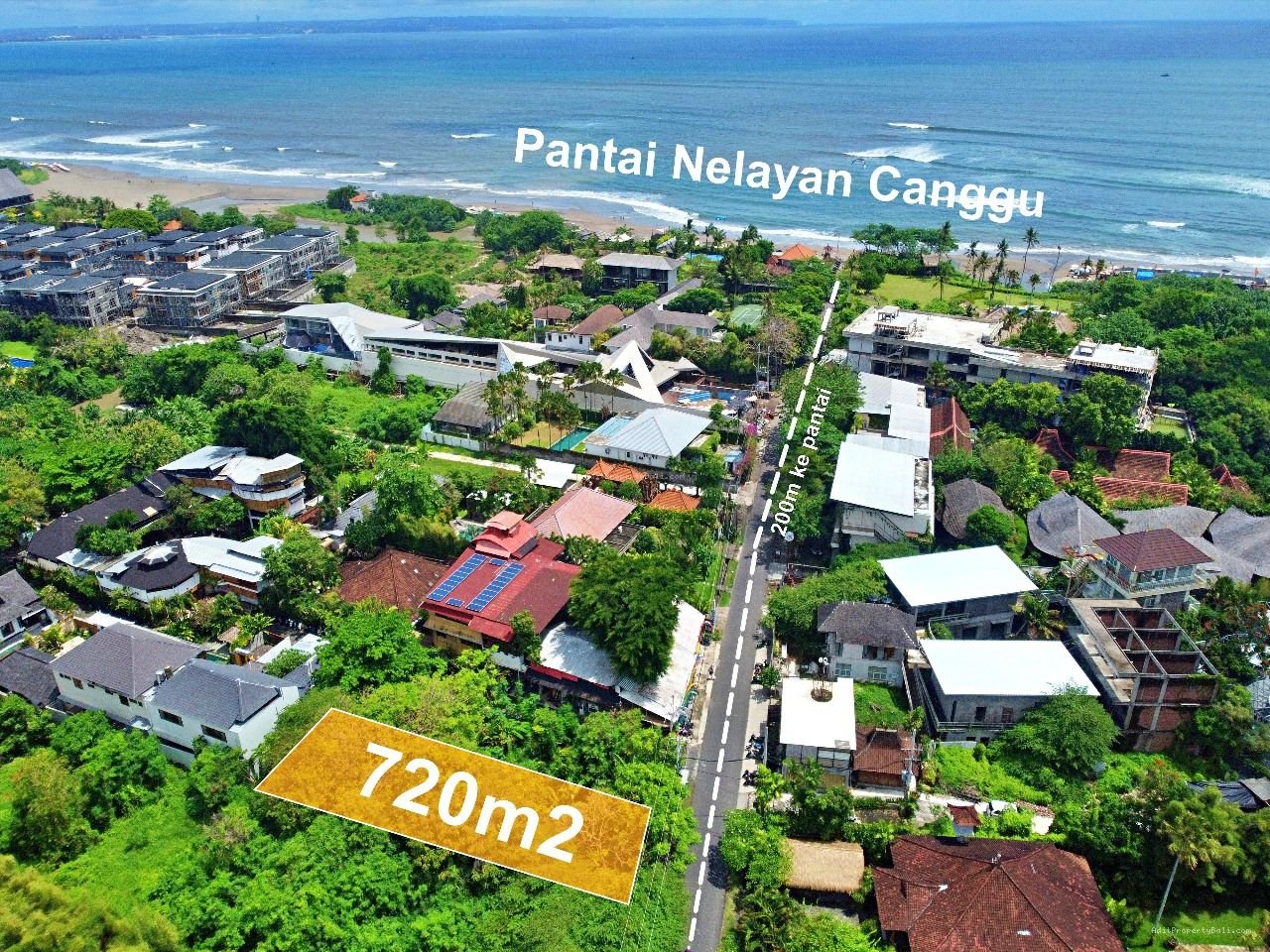Tanah pantai nelayan canggu bali